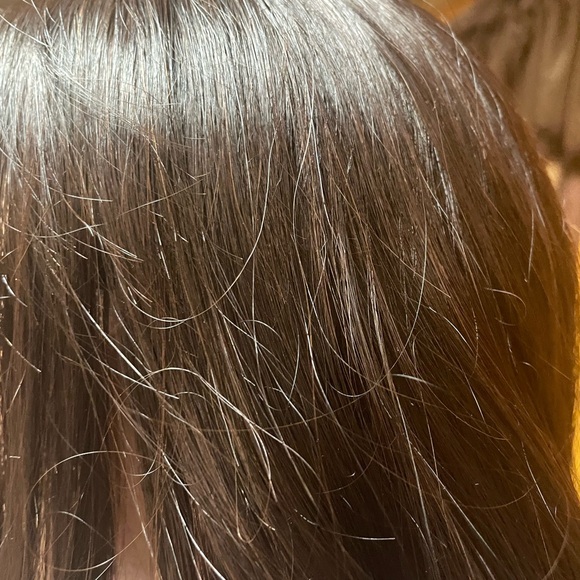 7"X8" COURTNEY | MONO PART | LEFT PART REMY HUMAN HAIR topper - Picture 5 of 9